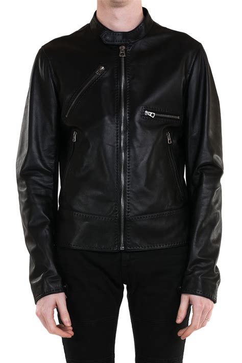 dolce gabbana leather jackets